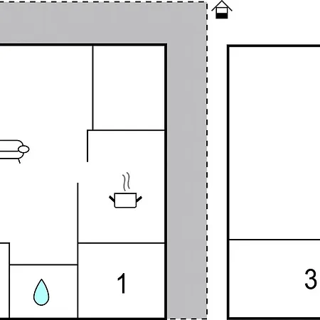 Hébergement de vacances 4 Bedroom Cozy In